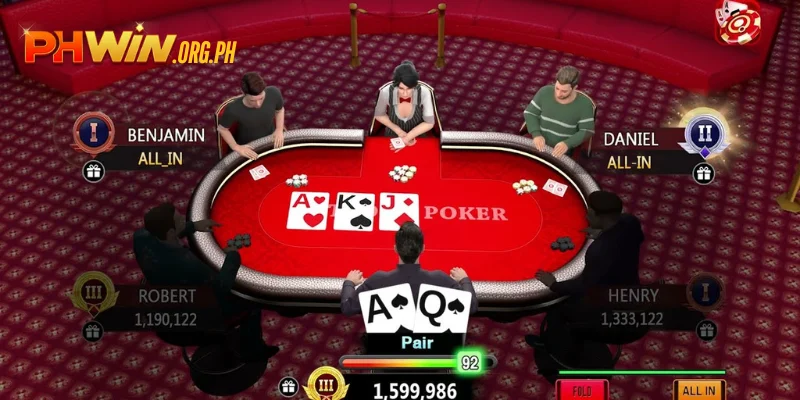 Mini Poker Game Interface